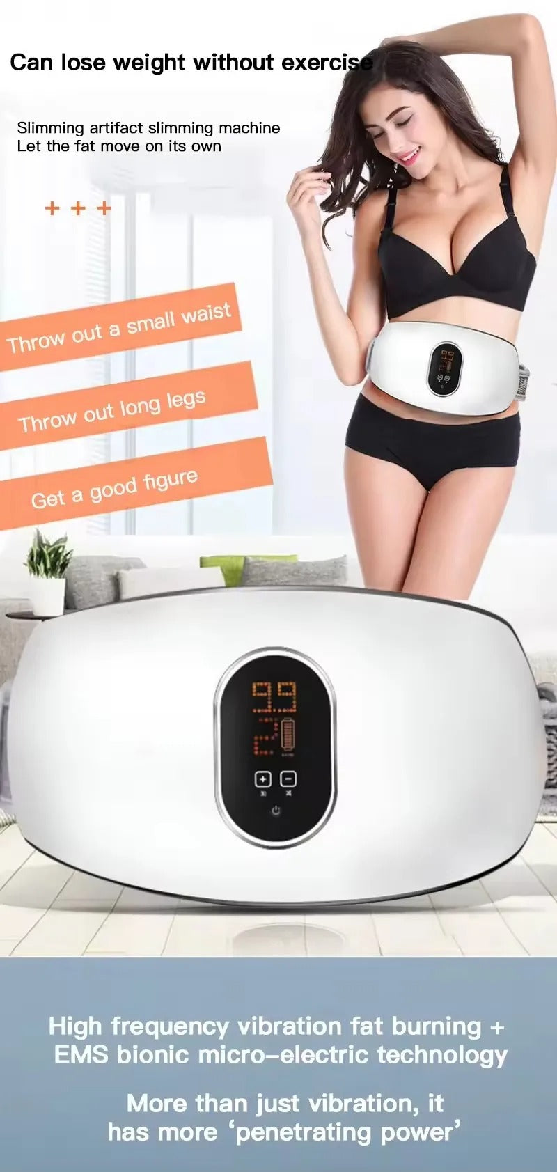 Tummy slimming belt