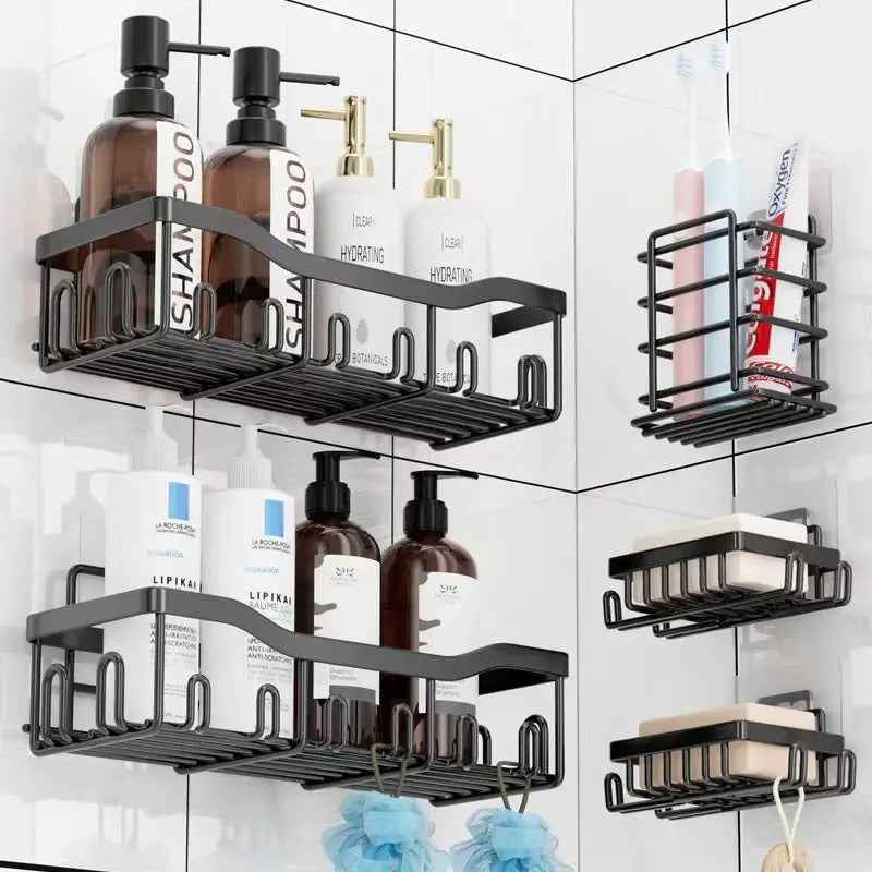 Bathroom Storage Mounted Caddy Rack