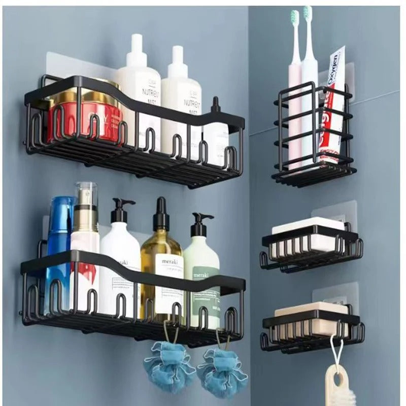 Bathroom Storage Mounted Caddy Rack