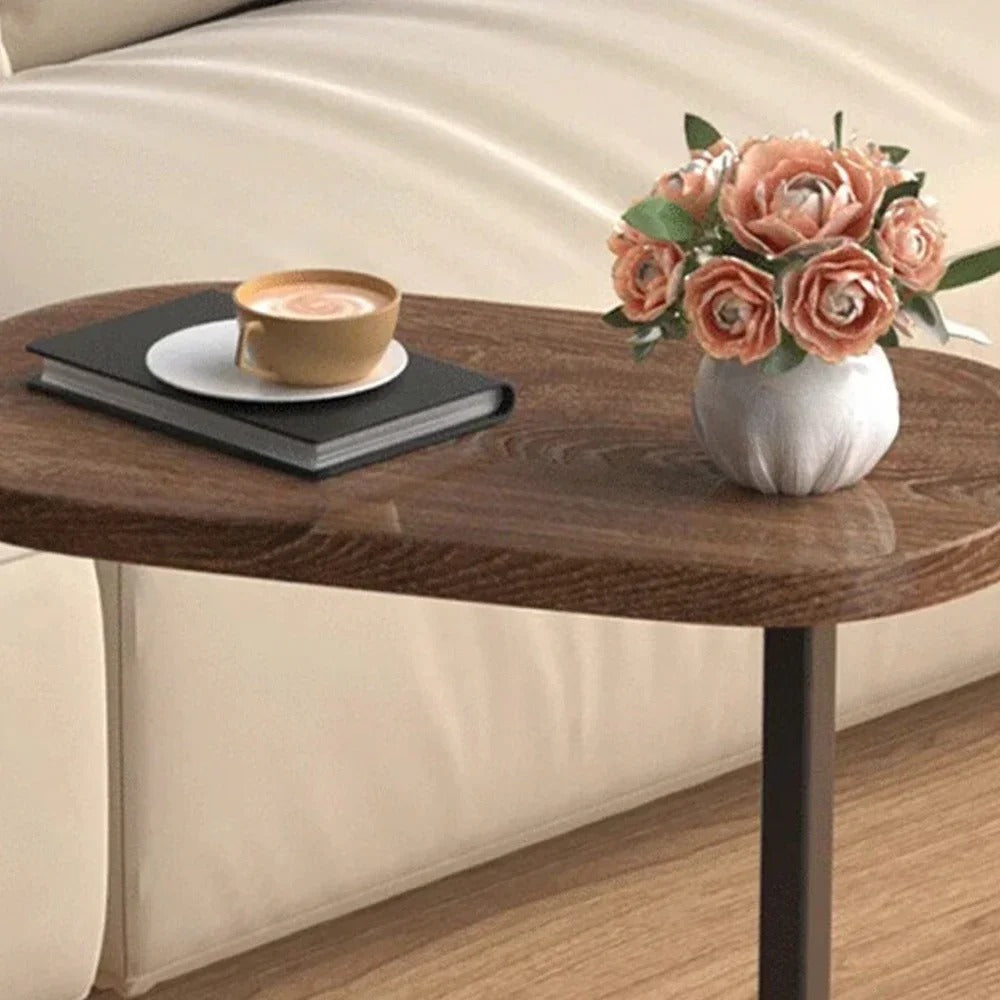 Simple Small Corner Bedside Table in Living Room Bedroom