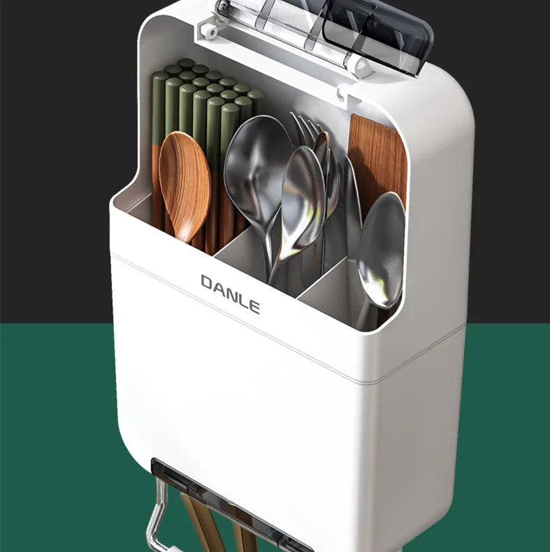 Wall-mounted Cutlery Storage Box