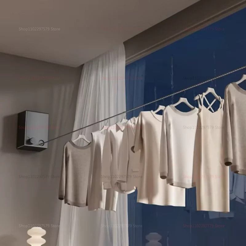 Retractable Clothesline, Indoor and Outdoor
