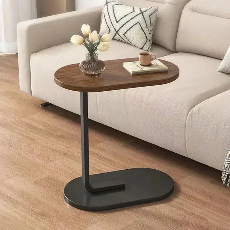 Simple Small Corner Bedside Table in Living Room Bedroom