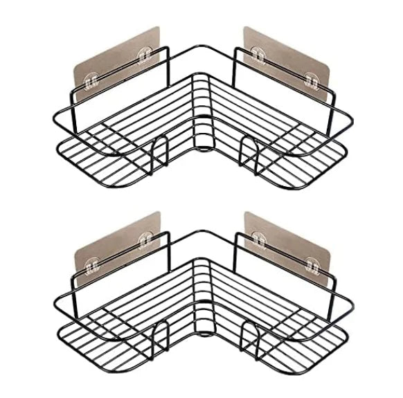 Multifunctional bathroom or kitchen organiser rack 2 pieces