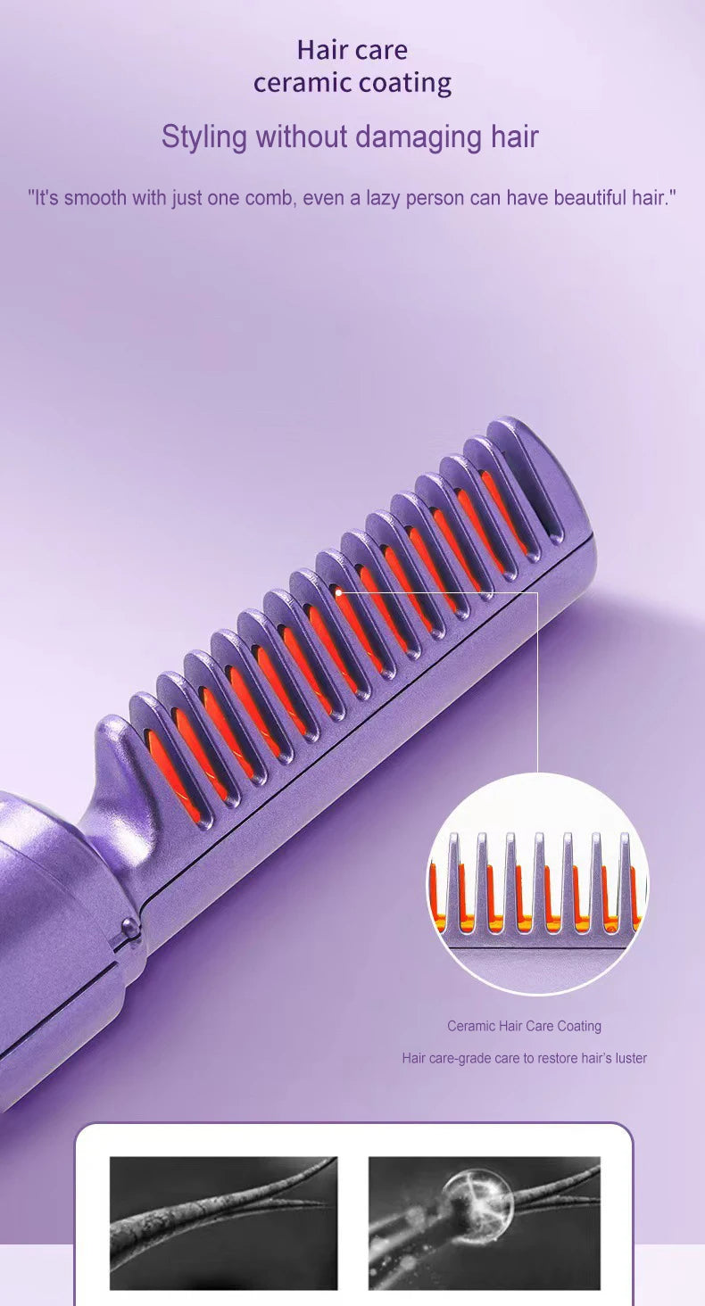 Portable heat comb-travel heat comb-wig portable comb