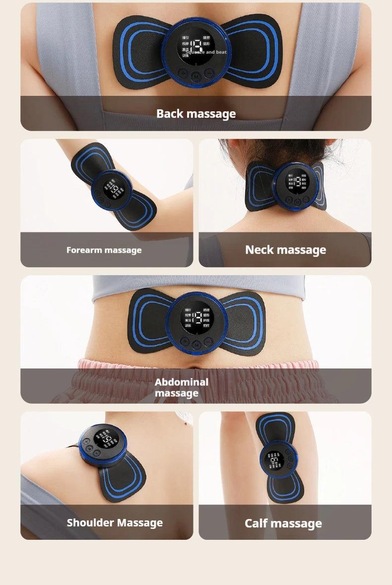 Intelligent EMS Micro Current Back,Shoulder and Neck Massager