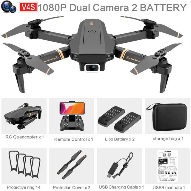 4k dual camera drone