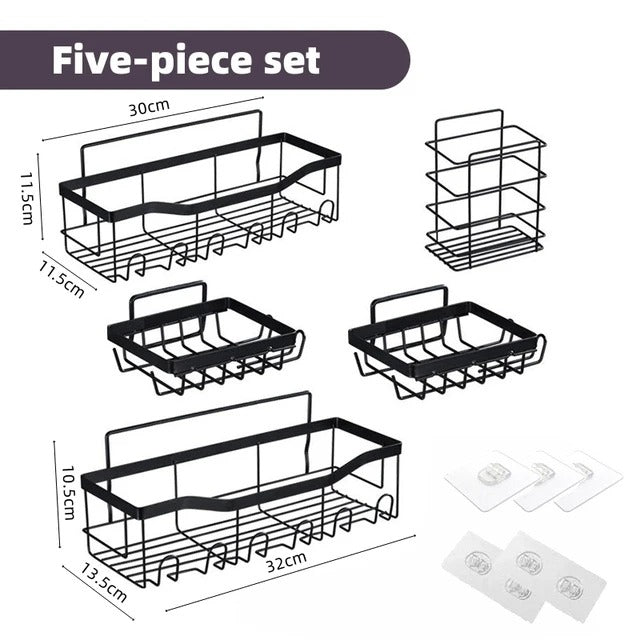 Bathroom Storage  Mounted Caddy Rack