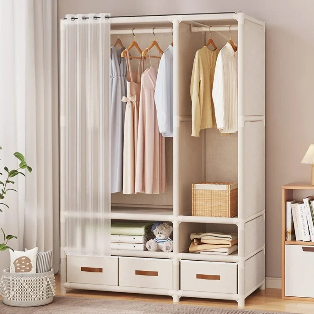 Simple Wardrobe Storage Closet Cabinet