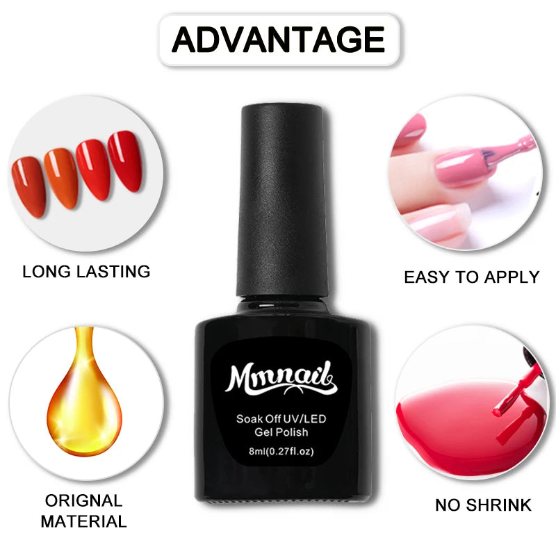 Home Nail Manicure  Gel Polish Set with UV Lamp