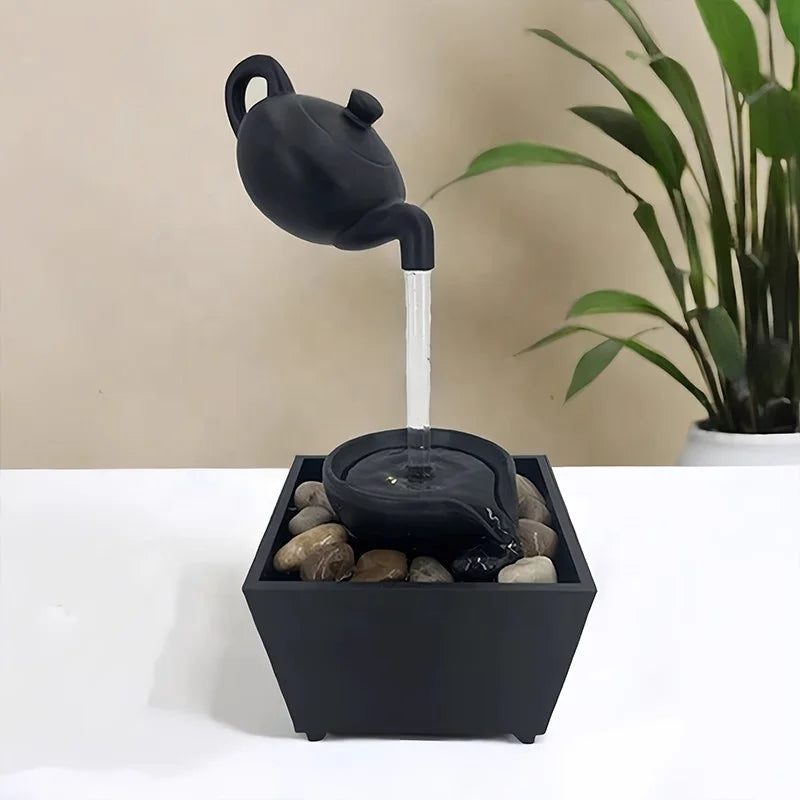 Mini Tabletop Indoor Teapot Fountain