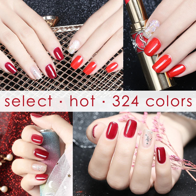 Home Nail Manicure  Gel Polish Set with UV Lamp