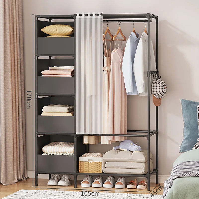 Multifunctional  Garment and Shoe Rack