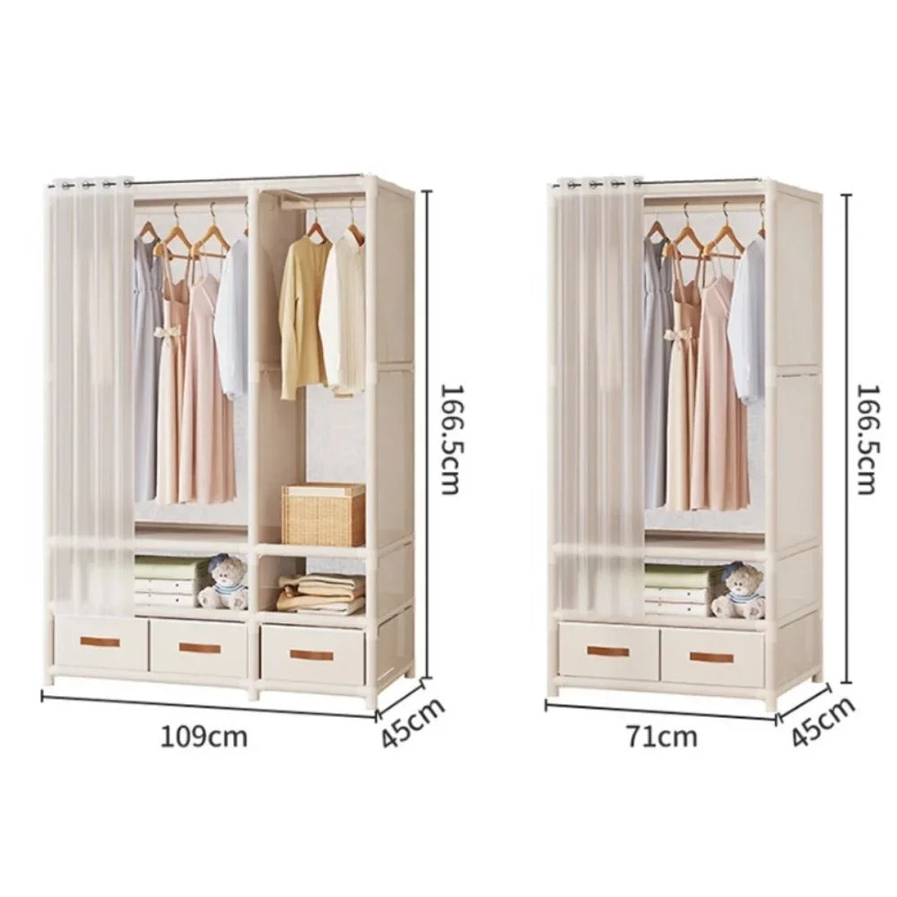 Simple Wardrobe Storage Closet Cabinet