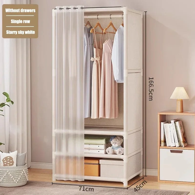 Simple Wardrobe Storage Closet Cabinet